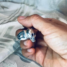 Load image into Gallery viewer, 925 Silver Skull Ring